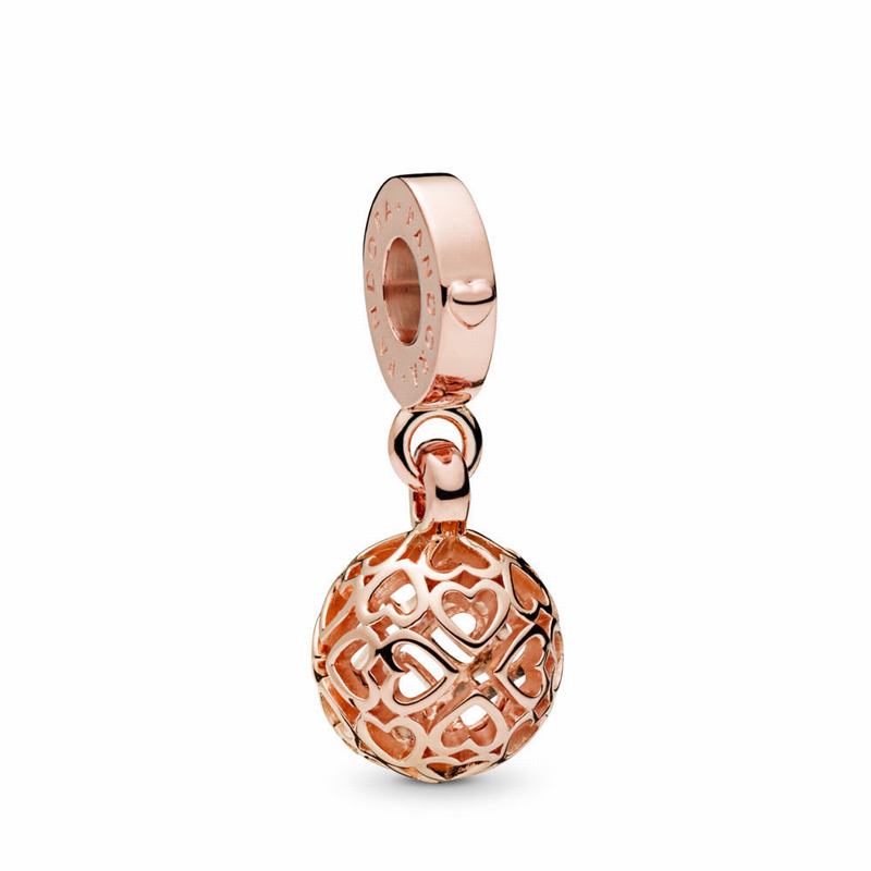 Pandora Rose™ Harmonious Hearts Dangle Charm - Pandora Rose - Canada | LE6536KI